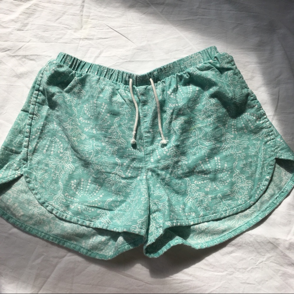 Teal girls shorts